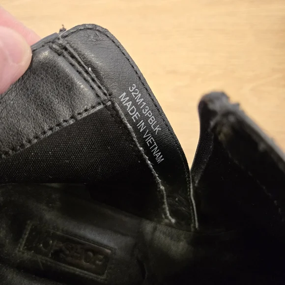 Topshop Black Silver Tip Heeled Ankle Boots Size 40 9.5 - Picture 9 of 9